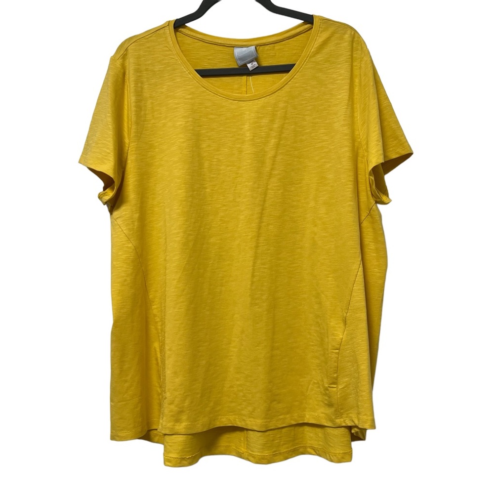 Sunday Women’s Short Sleeve Round Neck Blouse Size 1X NWT